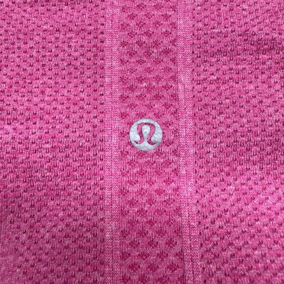 Lululemon Swiftly Tech Long Sleeve Hip Length Size 4 Pink Paris Athleisure Run - Picture 4 of 5